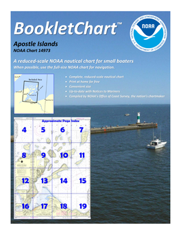Bookletchart™ Apostle Islands NOAA Chart 14973 A