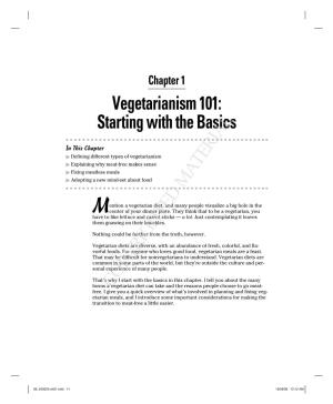Vegetarianism 101: Starting with the Basics