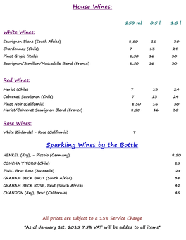 Sparkling Wines by the Bottle