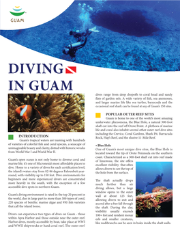 Dive Guam Fact Sheet 10.Indd