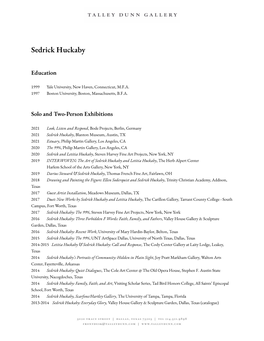 Sedrick Huckaby Full CV