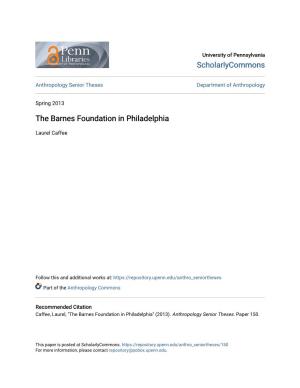 The Barnes Foundation in Philadelphia
