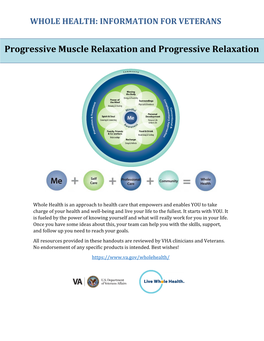 Progressive Muscle Relaxation and Progressive Relaxation