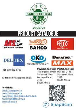 Download Our Pruning Products E-Catalogue
