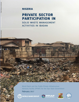 Private Sector Participation in Solid Waste Management Activities in Ibadan