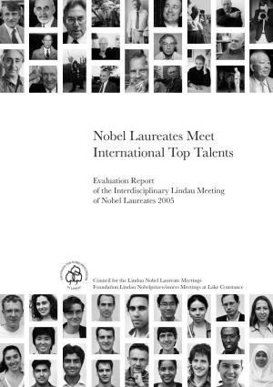 Nobel Laureates Meet International Top Talents
