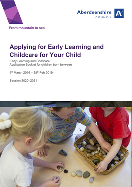 Early Years Admission Handbook