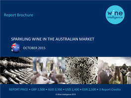 SPARKLING WINE in the AUSTRALIAN MARKET Report