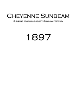 Cheyenne Sunbeam