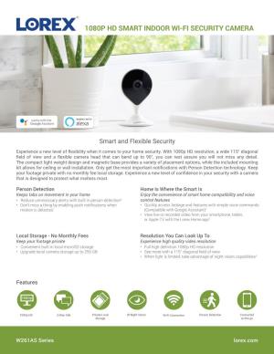 1080P Hd Smart Indoor Wi-Fi Security Camera