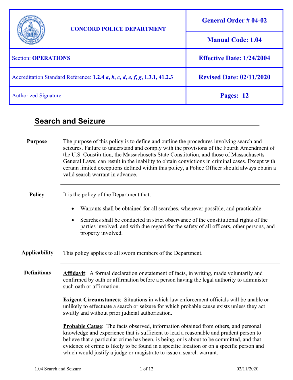 1.04 Search and Seizure 2-11-20 Final