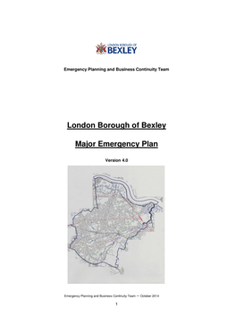 London Borough of Bexley Major Emergency Plan