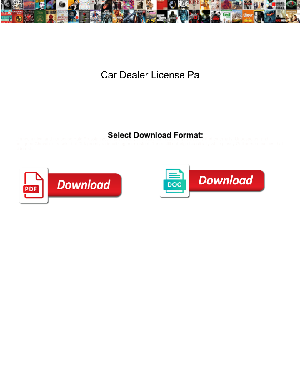 Car Dealer License Pa