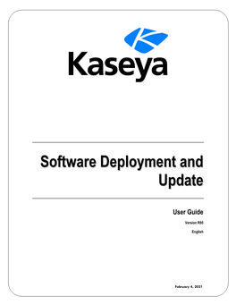 Software Deployment and Update Overview