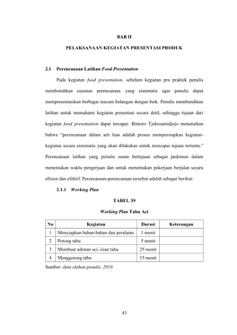 43 Bab Ii Pelaksanaan Kegiatan Presentasi Produk 2.1