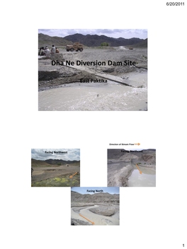 Dha Ne Diversion Dam Site