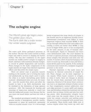 Chapter 5. the Eclogite Engine