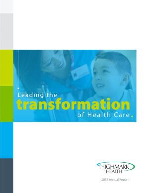 Highmark Health 2013 Annual Report