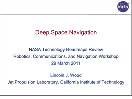 Deep Space Navigation