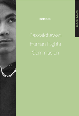 Saskatchewan Human Rights Commission Table of Contents