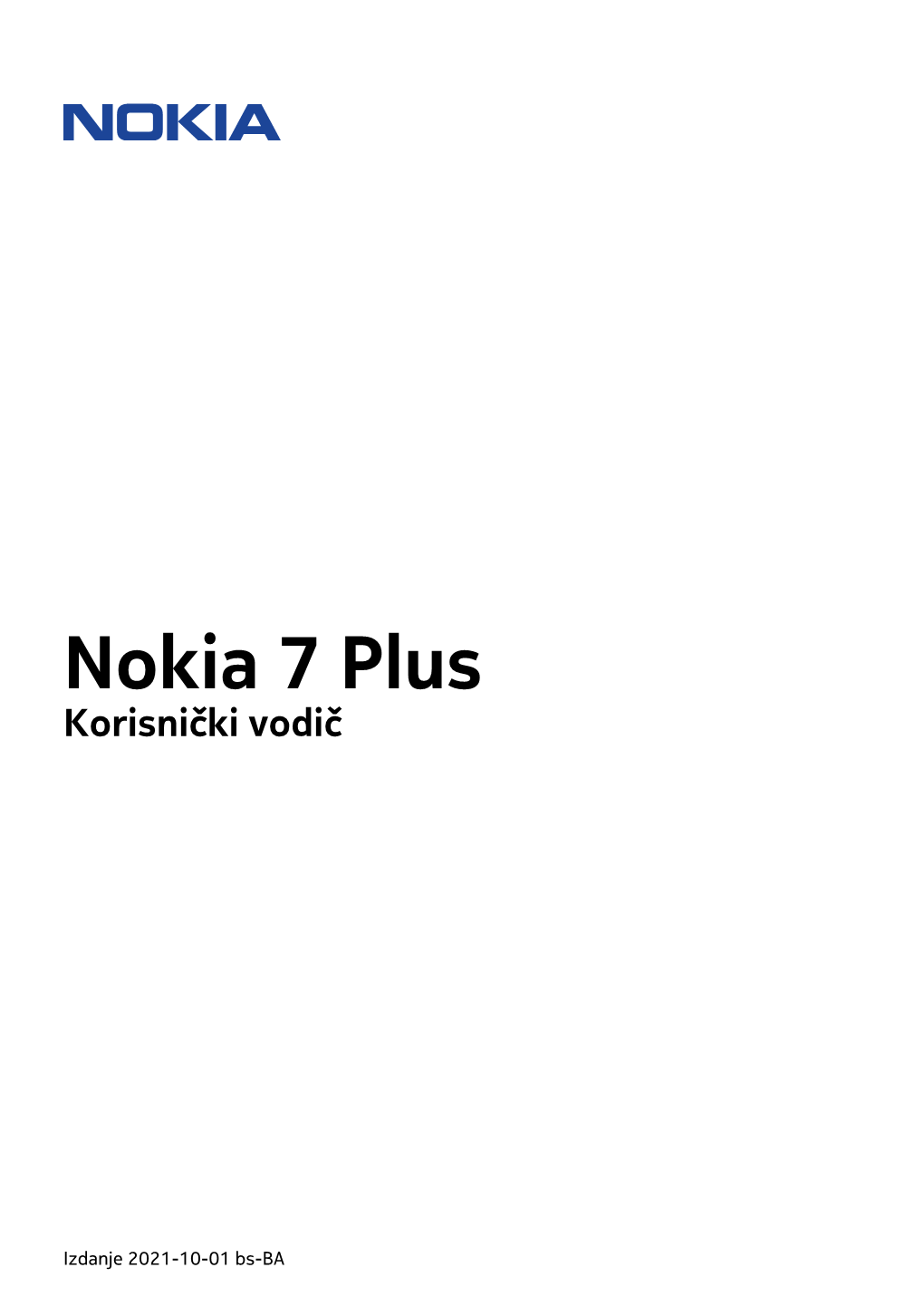 Nokia 7 Plus Korisnički Vodič