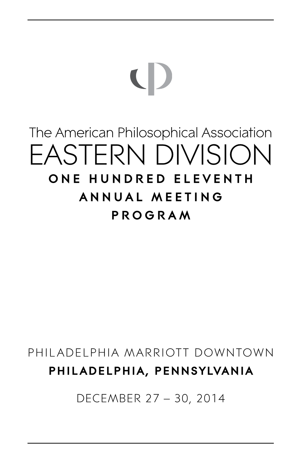 2014 Eastern Division Meeting Program