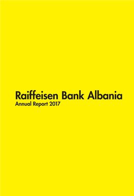 Raiffeisen Bank Albania Annual Report 2017