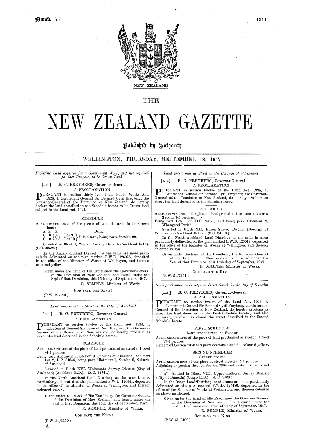 New Zealand Gazette