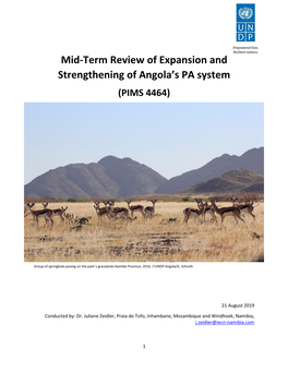 Mid-Term Review of Expansion and Strengthening of Angola S PA System