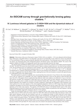 An ISOCAM Survey Through Gravitationally Lensing Galaxy Clusters. IV