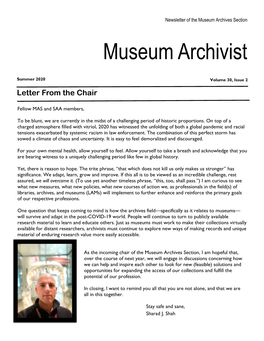 Museum Archivist