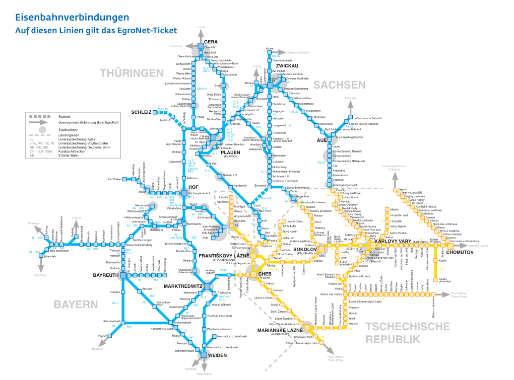 Bayern Sachsen Thüringen Tschechische Republik