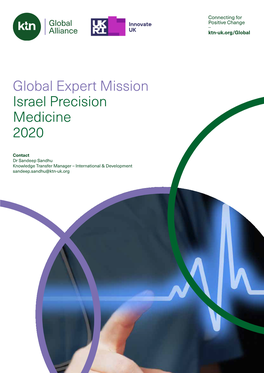 Global Expert Mission Israel Precision Medicine 2020