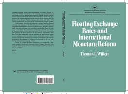 Floating-Exchange-Rates-And-International-Monetary-Reform.Pdf