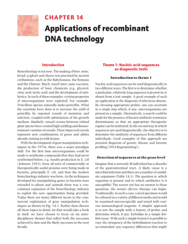 Applications of Recombinant DNA Technology