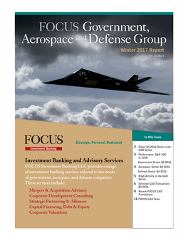 FOCUS Government, Aerospace Anddefense Group