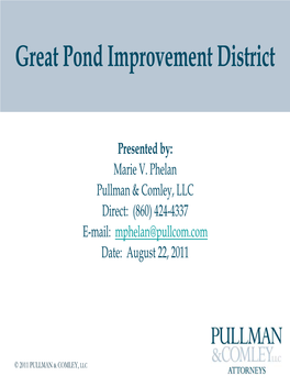 Great Pond Improvement District