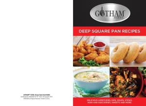 Deep Square Pan Recipes
