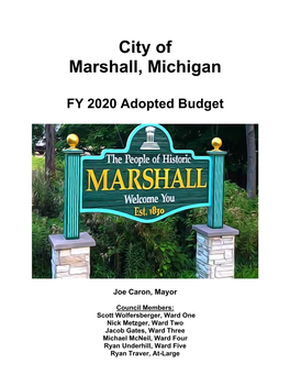 City of Marshall, Michigan
