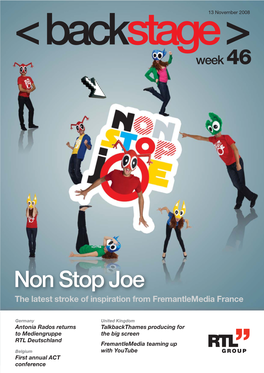 Non Stop Joe the Latest Stroke of Inspiration from Fremantlemedia France