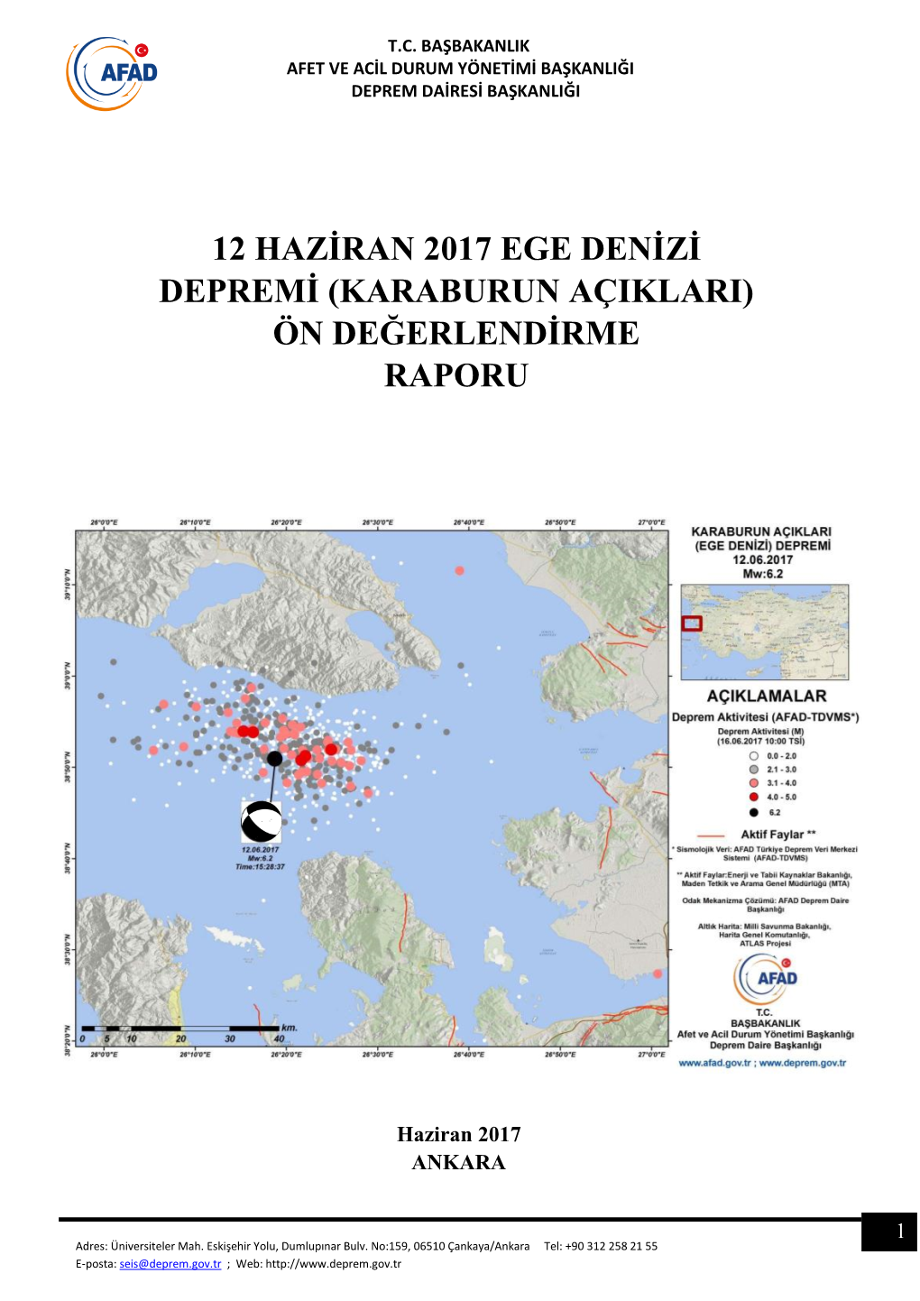 12 Haziran 2017 Ege Denizi Depremi (Karaburun Açıkları)