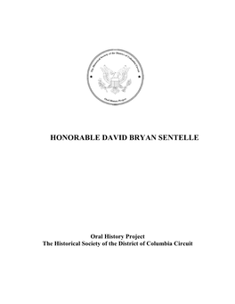 Honorable David Bryan Sentelle