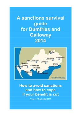 A Sanctions Survival Guide for Dumfries and Galloway 2014