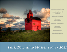Park Township Master Plan - 2011 Park Township Master Plan - 2011 1