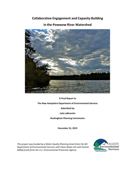 Collaborative Engagement and Capacity Building in the Powwow River Watershed