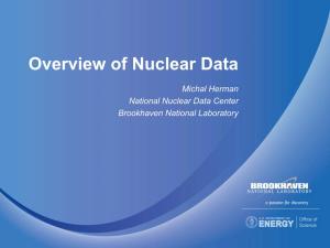 Overview of Nuclear Data