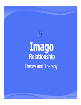 Imago Relationship Theory and Therapy