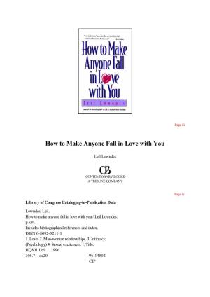 How to Make Anyone Fall in Love with You.PDF