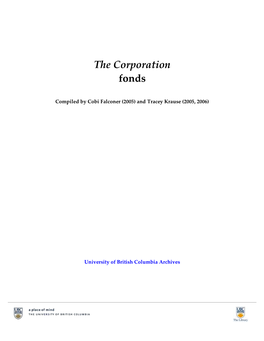 Corporation Fonds