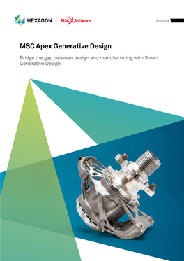 MSC Apex Generative Design Brochure